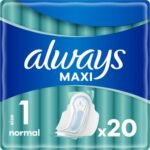 ALWAYS MAXI serv.hygièniq.normal+ 20pc