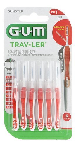 3241333 GUM Trav-Ler 0,8 mm 6pc – Image 1