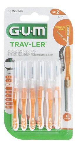 3241334 GUM Trav-Ler 0,9 mm 6pc – Image 1