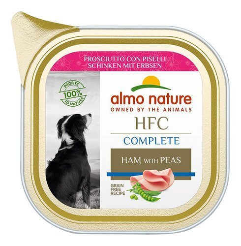 3252534 ALMO NATURE HFC Complete Jambon Pois 85g - Image 1