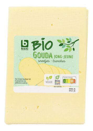 3280106 B BIO fromage gouda jeune tr. 250g - Image 1