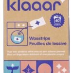 KLAAAR Feuilles lessive linge blanc 40pc