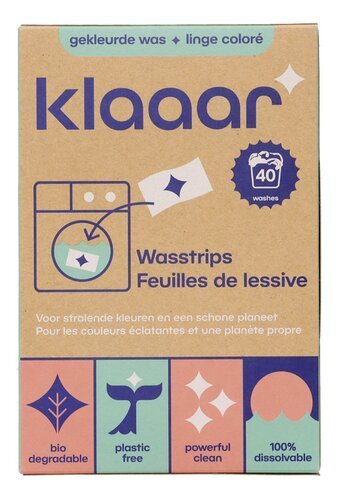 3344876 KLAAAR Feuilles less.linge coloré 40pc - Image 1