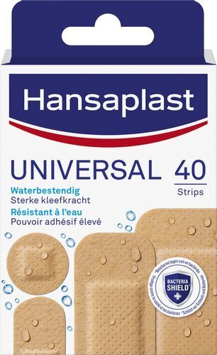 3347512 HANSAPLAST pansements Universal 40pc – Image 1
