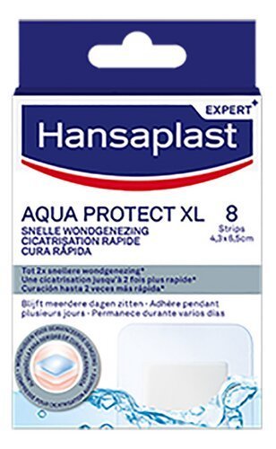 3391130 HANSAPLAST Pansement Aqua Protect 8pc – Image 1