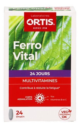 3417879 ORTIS Ferro Vital Multivitamines 24pc – Image 1