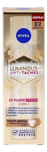 3547993 NIVEA Luminous630 CC Fluid Medium 40ml - Image 1