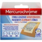 MERCUROCHROME pansements 7x5cm 6pc