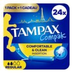 TAMPAX COMPAK tampons regular 24pc