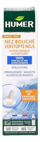 3716067 HUMER spray nasal eau de mer 50ml – Image 1