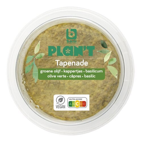 3751167 B PLAN'T Tapenade Olives Vert 150g – Image 1