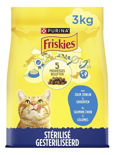 3762323 FRISKIES chat stérilisé saumon 1,5kg - Image 1