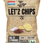LET'Z Chips Sel & 3 poivres 120g