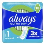 ALWAYS serviet.hygiéniques normal 15pc