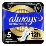 ALWAYS serv.hygiéniques night extra 8pc