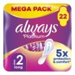ALWAYS platinum mega long+ 22pc