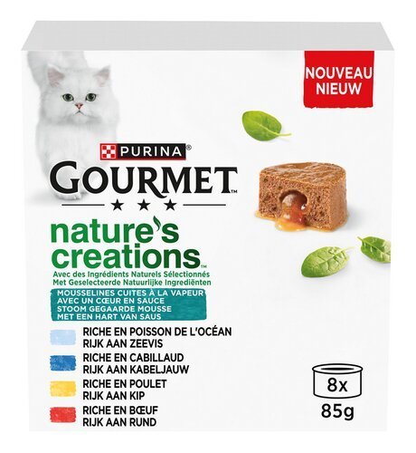 3875293 GOURMET nature's creations chat 8x85g - Image 1