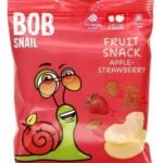 BOB SNAIL Pommes-Fraise snack fruits 40g
