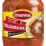 MANNA sauce pâtes bolognaise 720g