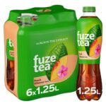 FUZE TEA Black Tea Peach-Hibiscus 1,25L