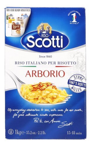 3904096 RISO SCOTTI Riz Risotto Arborio 1kg - Image 1