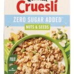 QUAKER CRUESLI Zero sugar Nut&seeds 400g