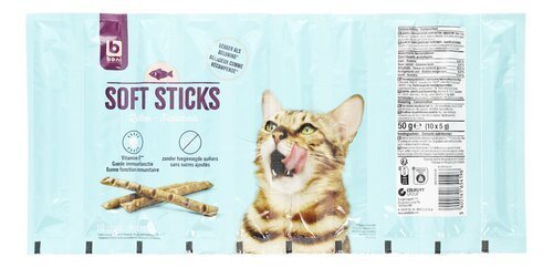3906036 B Soft sticks Saumon 10x5g - Image 1
