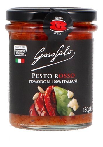3920515 GAROFALO Sauce pesto Rosso 180g – Image 1