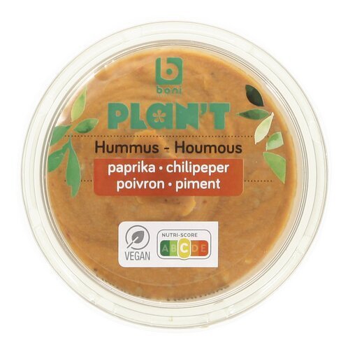3933343 B PLAN'T Hummus paprika chili 150g – Image 1