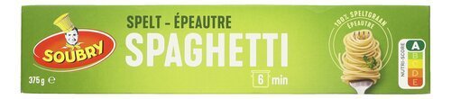 3934059 SOUBRY spaghetti fin épeautre 375g - Image 1