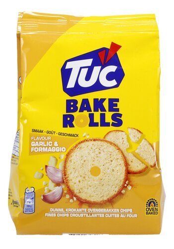 3934892 TUC BBQ Bake Rolls Garlic Fromage 150g - Image 1
