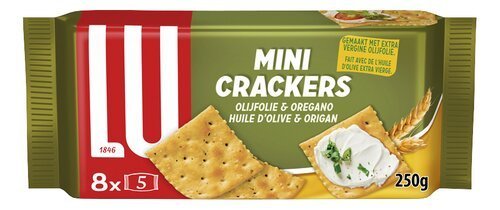 3942779 LU cracker mini huile olive origan 250g - Image 1