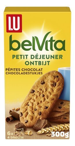 3942883 LU BELVITA Petit Déj. pép.choc. 6x50g - Image 1