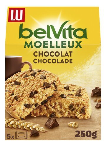 3942890 LU BELVITA Soft Baked pép.choc. 5x50g - Image 1