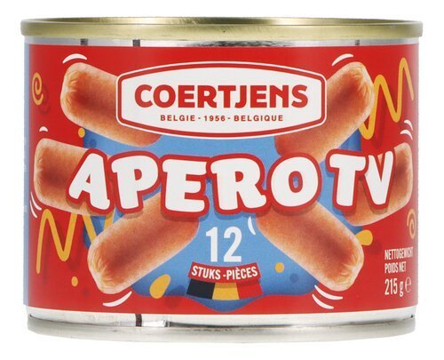 3944394 COERTJENS Saucisse TV Apero 215g - Image 1