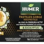 HUMER Past.gorge miel Manuka Eucal. 16pc