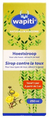 3950203 WAPITI Toux Sirop 250ml – Image 1