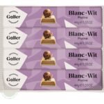 GALLER Chco.Blanc Praliné 4 Barre 176g