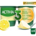 ACTIVIA yaourt citron 4x125g
