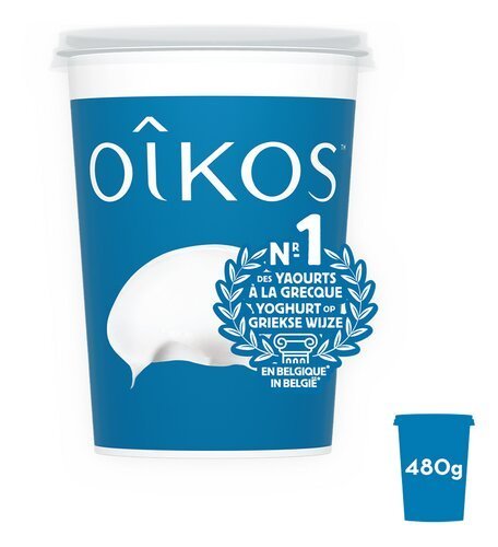 3950452 OIKOS Yaourt entier nature 480g - Image 1