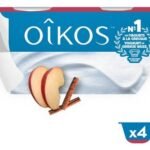 OIKOS yaourt ent.pom-cann 4x115g