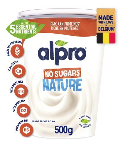 3950516 ALPRO nature sans sucres 500g – Image 1