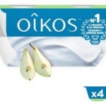 OIKOS yaourt entier poire 4x115g