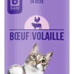 B chat boeuf&volaille gelée 405g