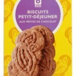 B biscuits petit déj.chocolat 8x50g