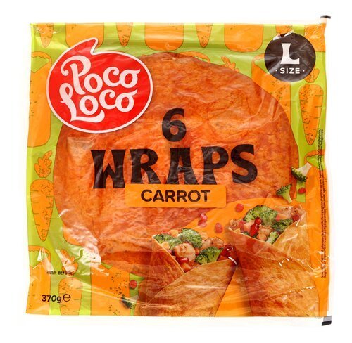 3989759 POCO LOCO wrap veggie carottes 25cm 370g - Image 1