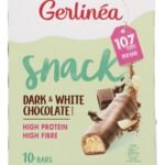 GERLINÉA barre chocolat noir-blc 10x31g