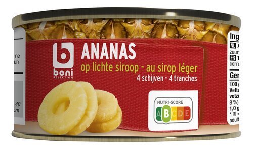3991515 B ananas tranches au sirop cons 227g – Image 1