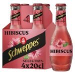 SCHWEPPES Tonic & Hibiscus 4x20cl