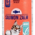 B chat adulte saumon en gelée 405g